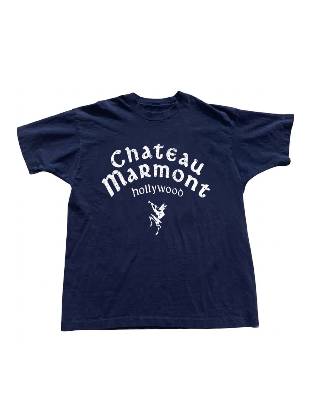 Gildan Chateau Marmont Hollywood Navy Graphic Tee
